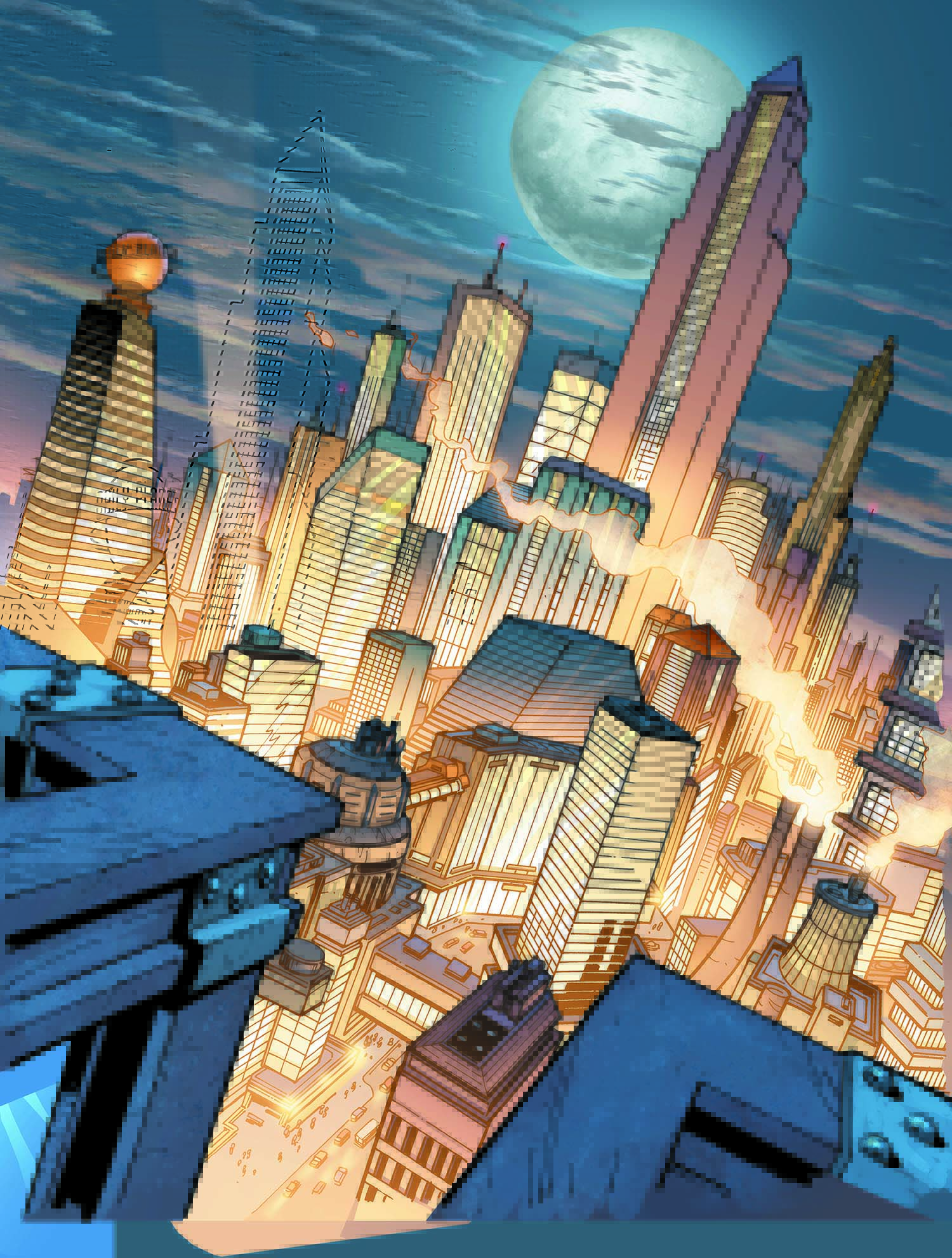 Metropolis Comic Art-Credit DC Entertainment