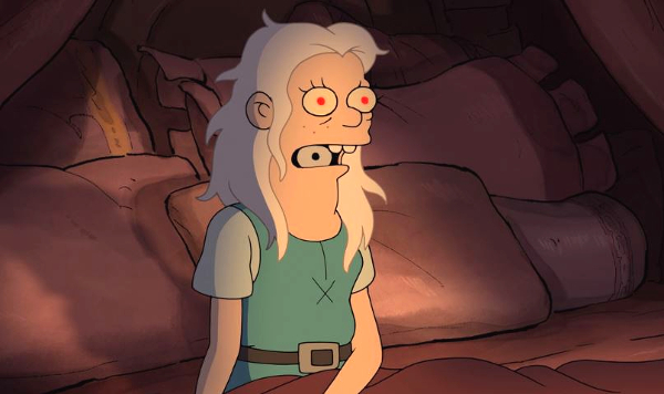 disenchantment-season-1-3-the-princess-of-darkness-luci-possesses-bean-review-episode-guide-list-exorcism